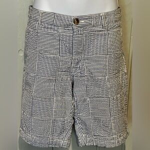 L.L. Bean Black & White Striped Women's Shorts